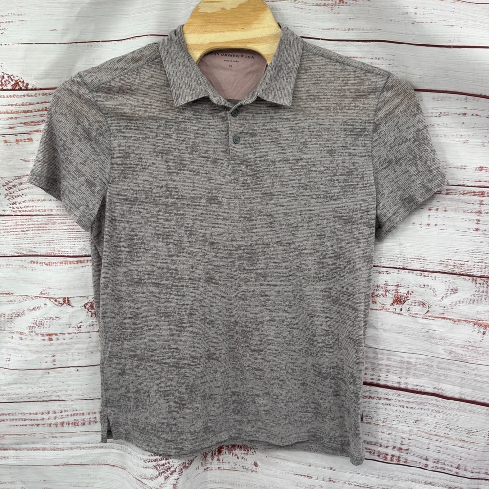 John Varvatos USA Polo Shirt  Mens‎ XL Short Sleeve Casual Preppy Golf